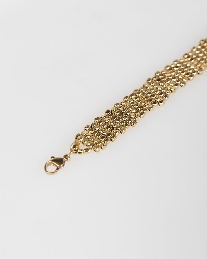 System Action Collar Choker Dorado