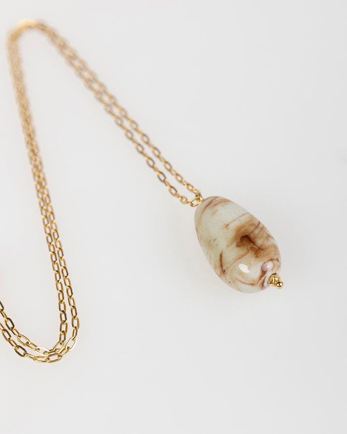 System Action Collar Con Piedra De Cerámica