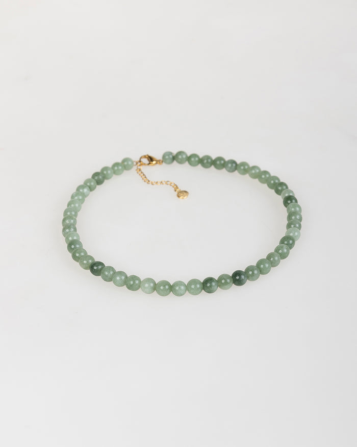 System Action Collar De Perlas Verdes