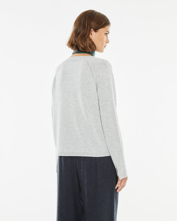 System Action Jersey Básico Con Lana Cuello Pico