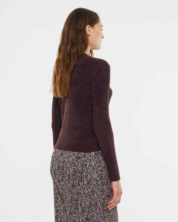 System Action Jersey Básico Velour Cuello Redondo