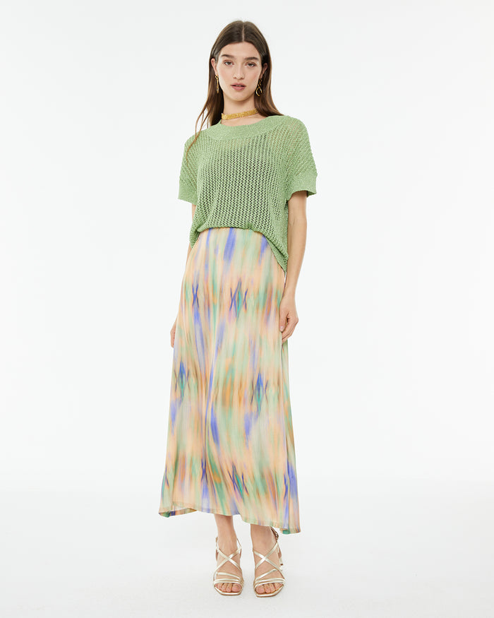 System Action Jersey Calado Con Punto De Lúrex