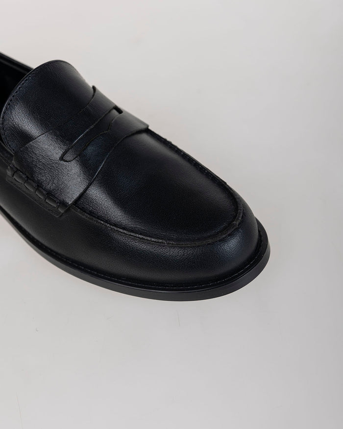 System Action Mocasin Plano De Piel