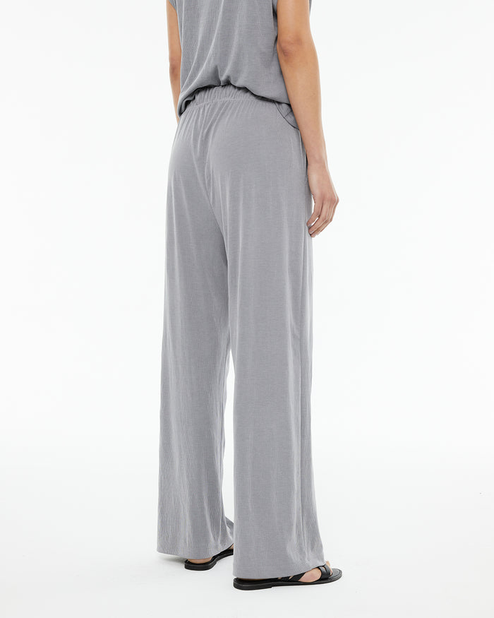 System Action Pantalón Confort Ancho De Canalé