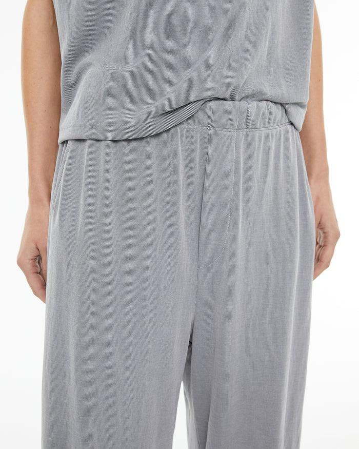 System Action Pantalón Confort Ancho De Canalé