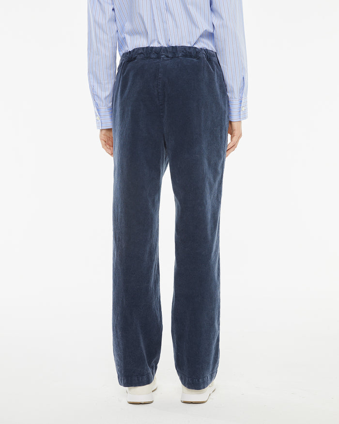 System Action Pantalón De Pana Efecto Denim Lavado