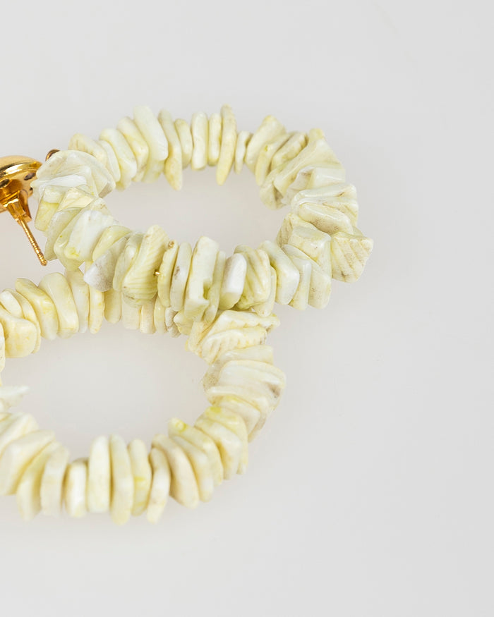 System Action Pendientes De Aro De Piedras