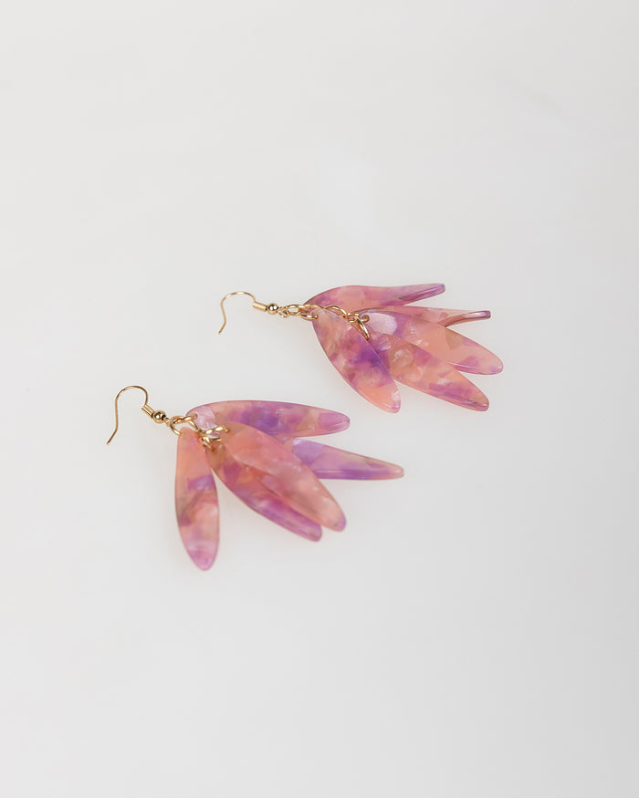 System Action Pendientes Largos Bicolor