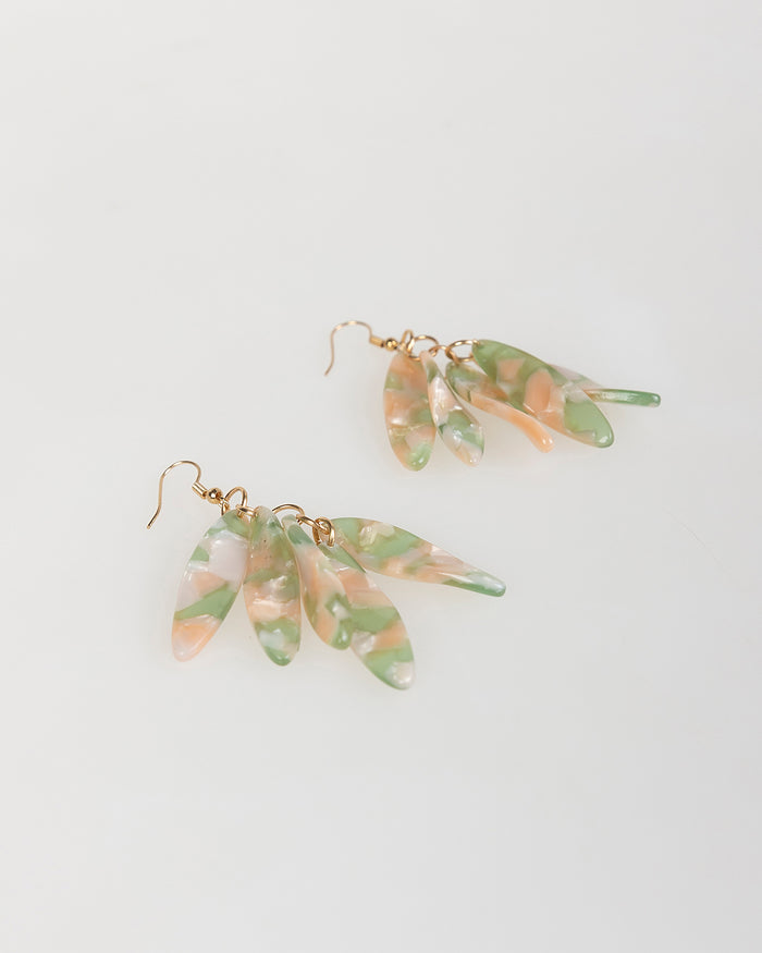 System Action Pendientes Largos Bicolor