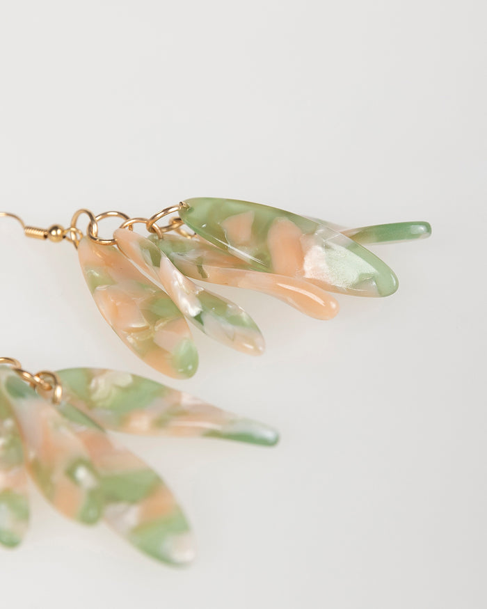 System Action Pendientes Largos Bicolor