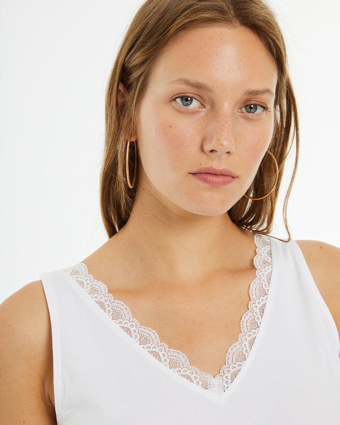 System Action Top Lencero Detalle Fruncido Hombros