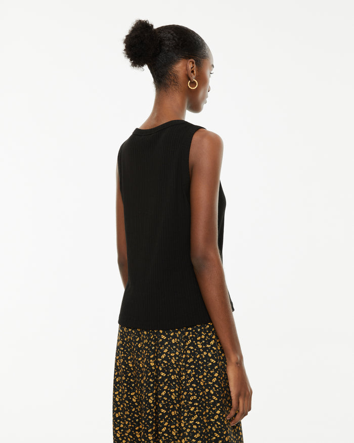 System Action Top Ajustado Escote Halter Sin Mangas