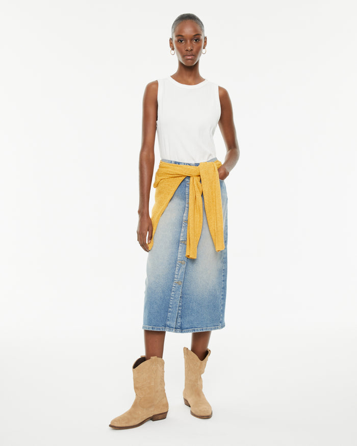 System Action Top Ajustado Escote Halter Sin Mangas