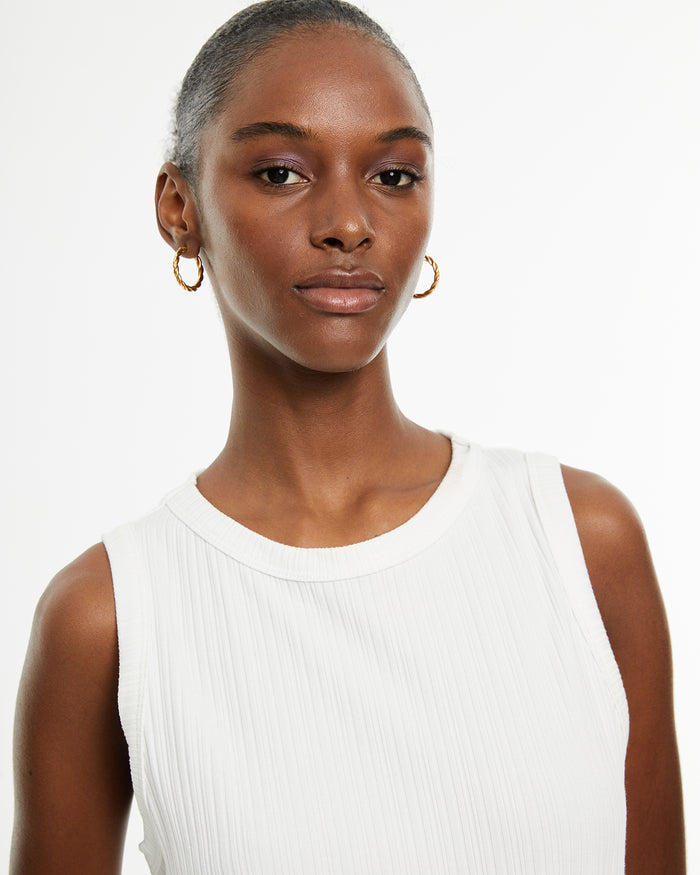 System Action Top Ajustado Escote Halter Sin Mangas