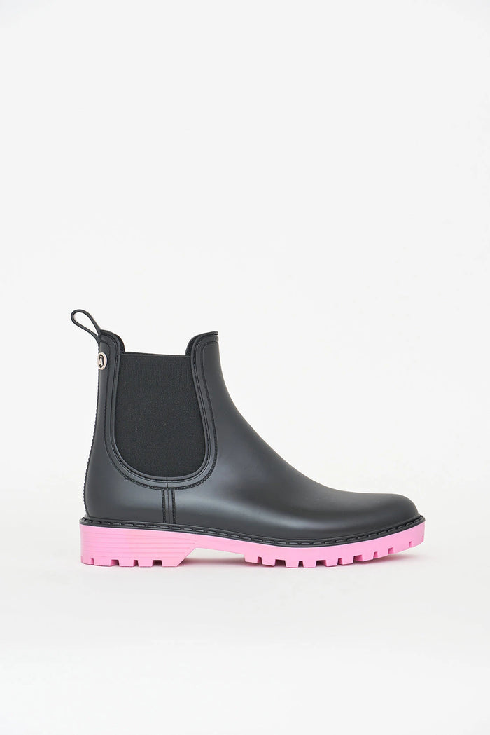 Tantä Rainwear Druppel Black MoonliteMauve