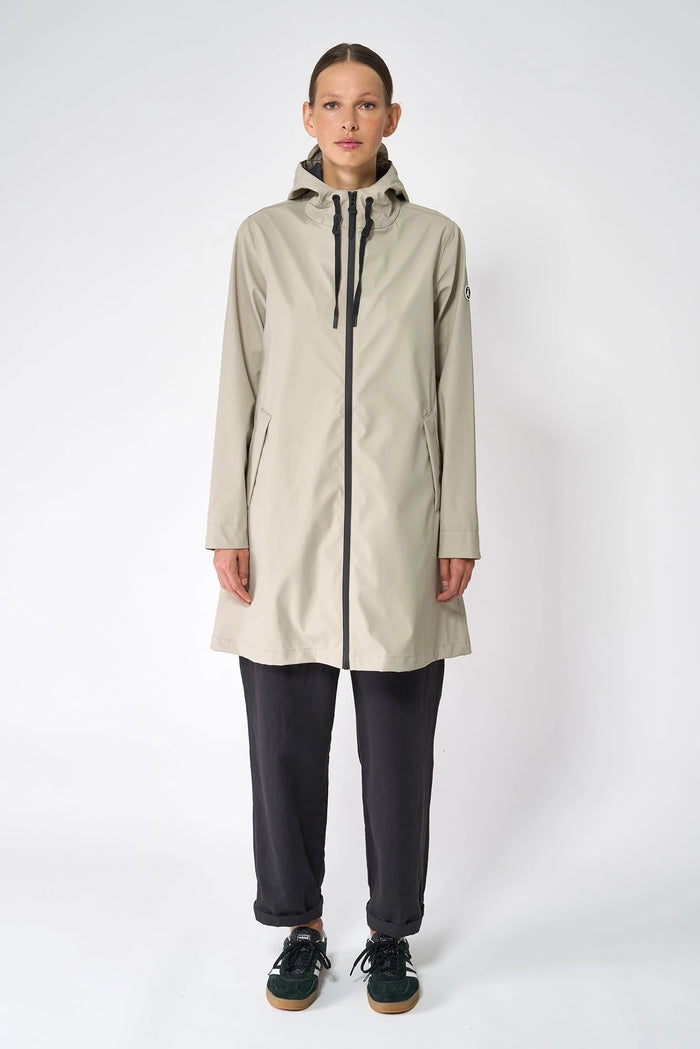 tantä rainwear Nuovola Stone Grey
