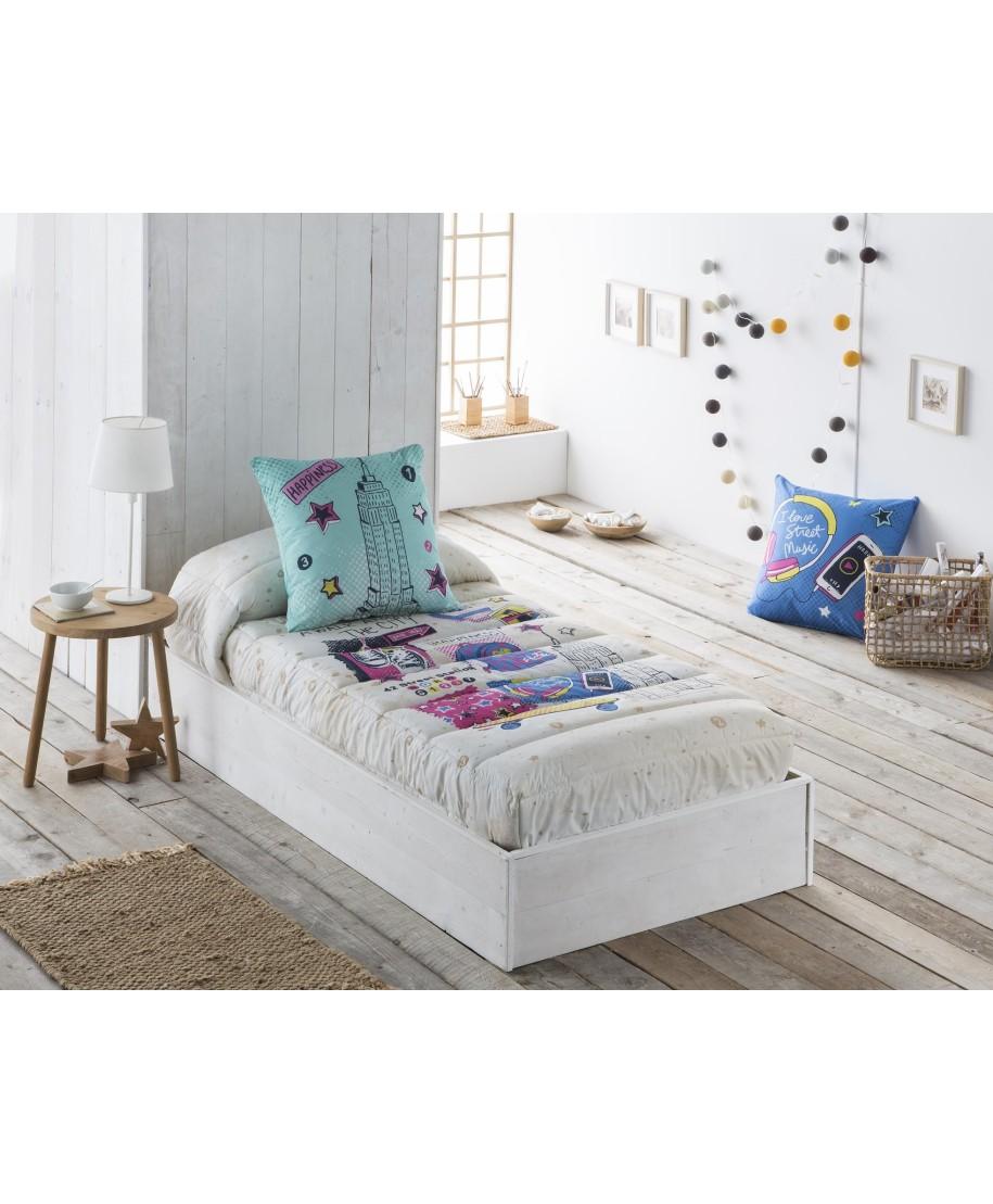 tejidos jvr EDREDON AJUSTABLE MODELO CITY