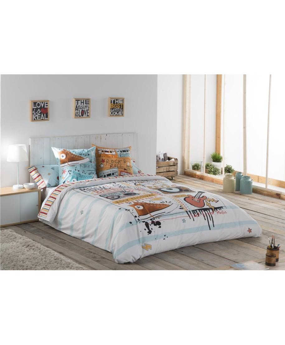 tejidos jvr FUNDA NORDICA J/2 P MODELO MUSIC