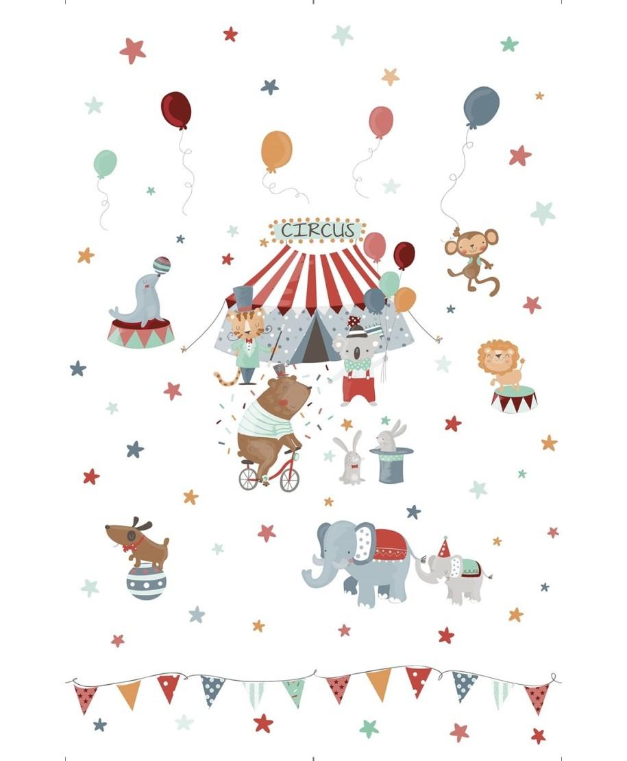 tejidos jvr TELA ALGODON MODELO CIRCUS