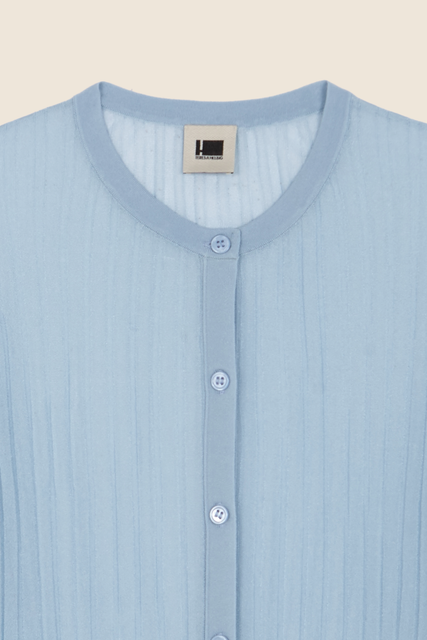 Teresa Helbig CÁRDIGAN PUNTO LIGHT BLUE