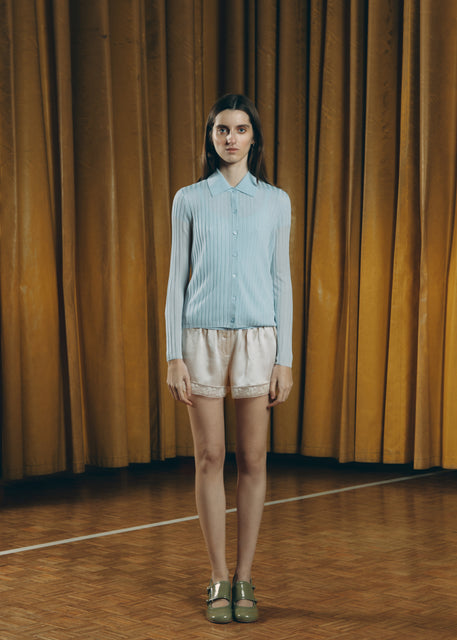 Teresa Helbig CÁRDIGAN PUNTO LIGHT BLUE