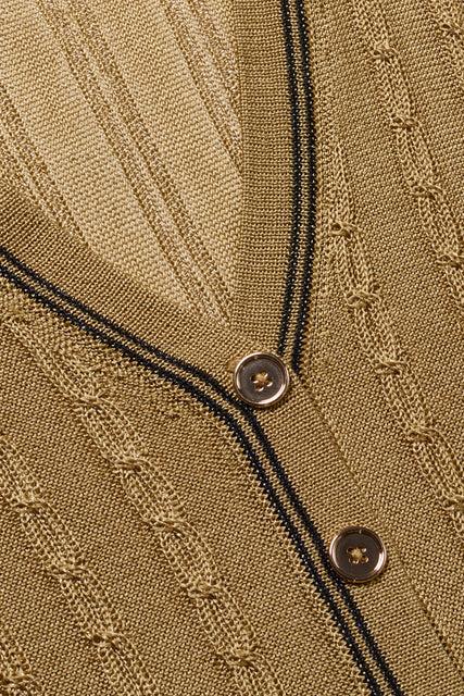 Teresa Helbig Cárdigan Punto Metálico