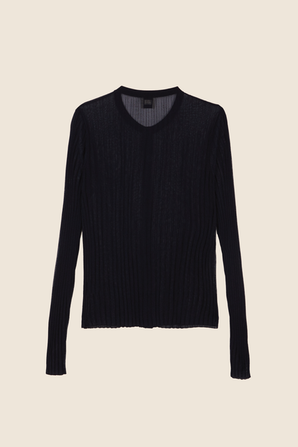 Teresa Helbig CÁRDIGAN PUNTO NAVY