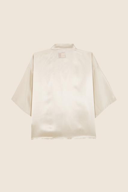 Teresa Helbig KIMONO PIJAMA CREMA