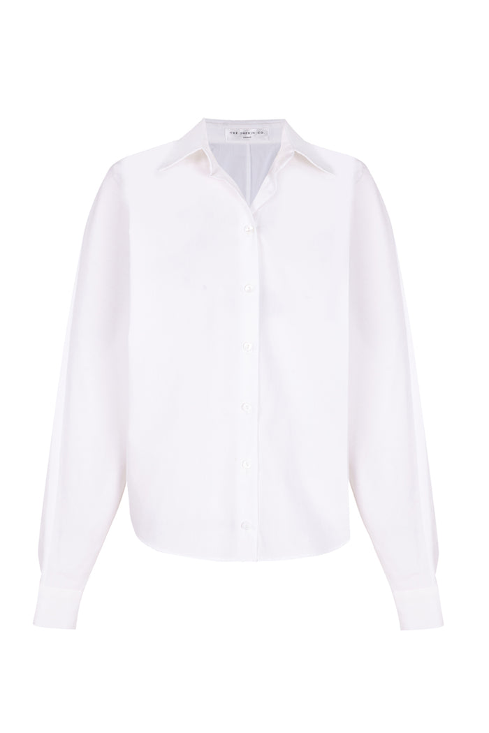 The 2nd Skin Co. Camisa De Popelin Y Falda Plisada De Tafetán