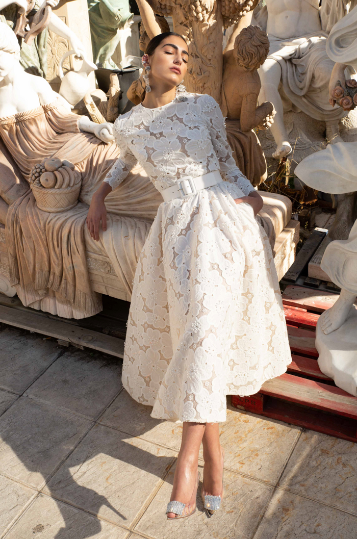 the 2nd skin co. Vestido LADY WHITE