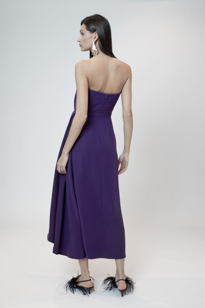 The 2nd Skin Co. Vestido Strapless Drapeado