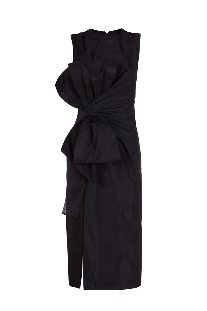 The 2nd Skin Co. Vestido De Cóctel Sin Mangas Con Lazo