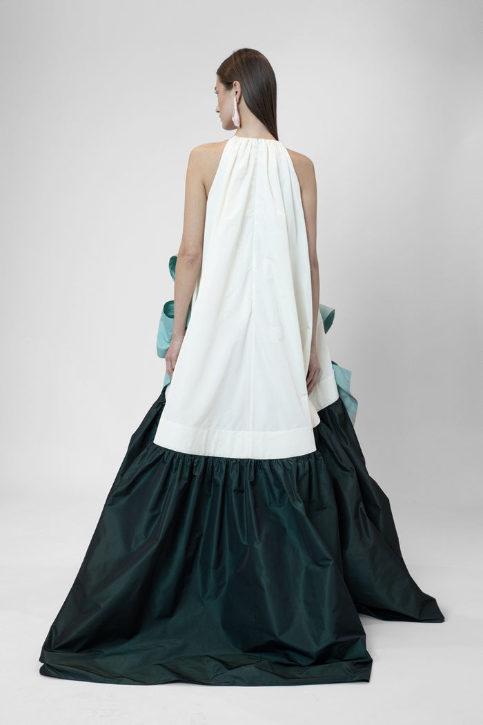 The 2nd Skin Co. Vestido Largo Sin Mangas Con Lazos Largos