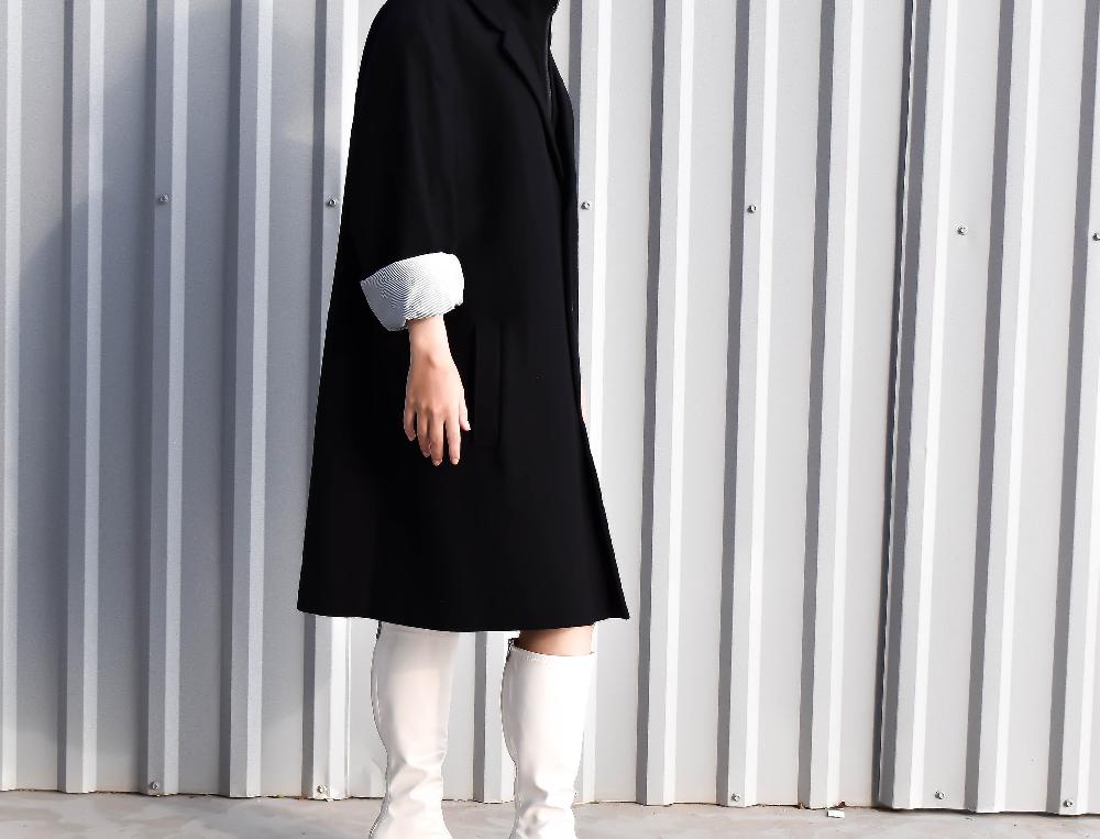 The New Black ABRIGO OVERSIZED BLACK