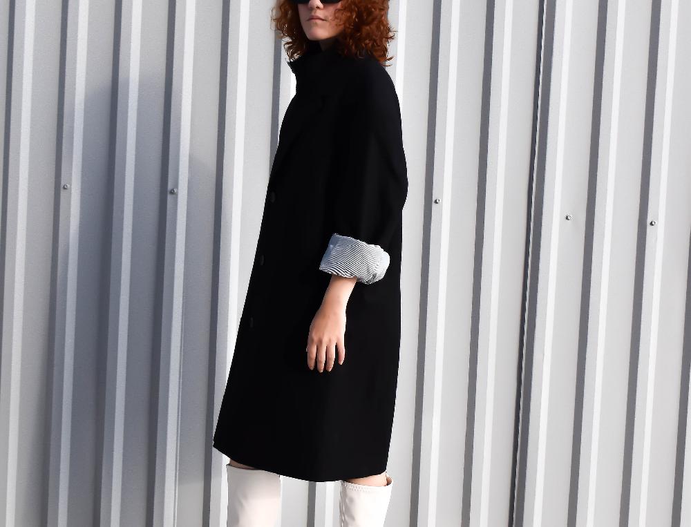 The New Black ABRIGO OVERSIZED BLACK