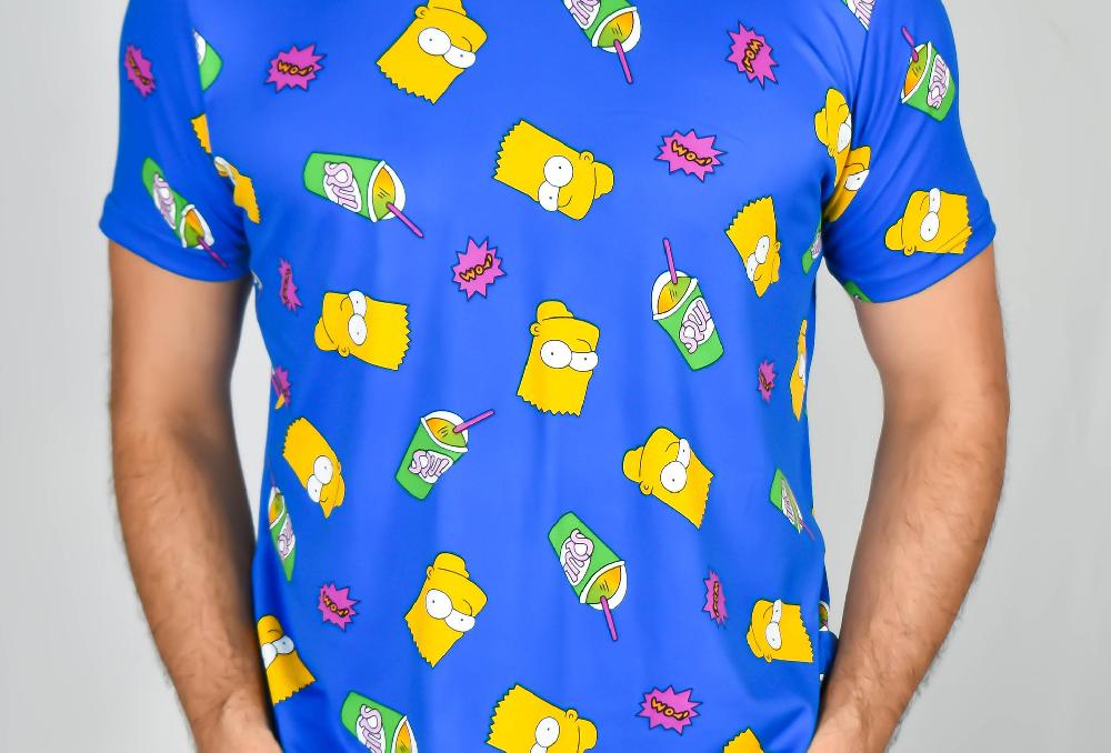 The New Black BART HEAD ROYAL BLUE BACKGROUND