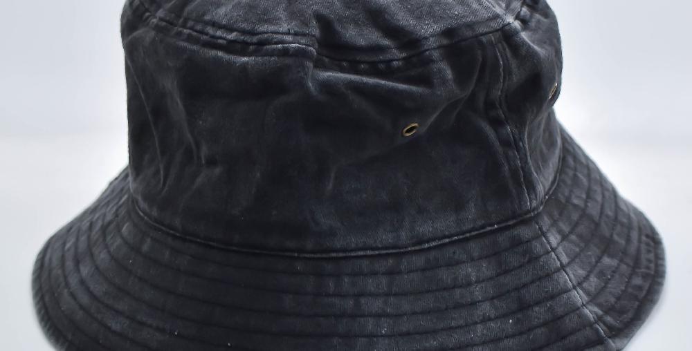 The New Black BUCKET HAT BLACK DENIM