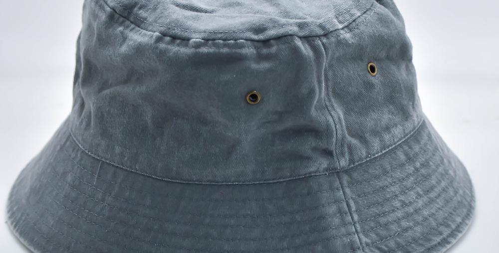 The New Black BUCKET HAT GREY DENIM