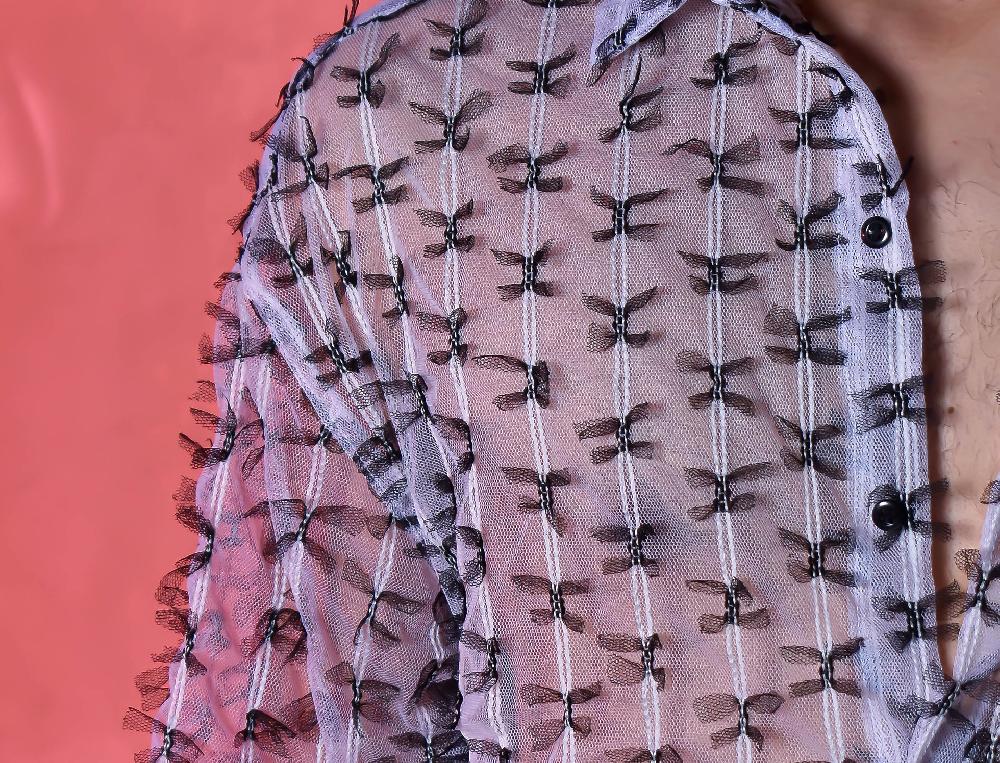 The New Black Ca Mc Traslucida Black Bows