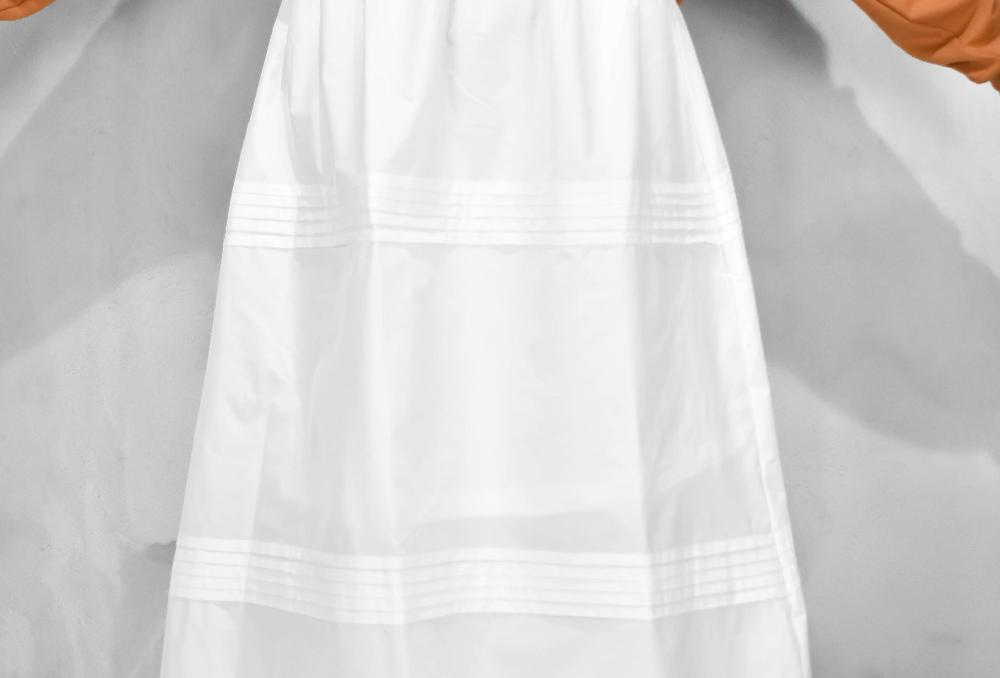 The New Black FALDA MAXI BLANCA ESENCIAL