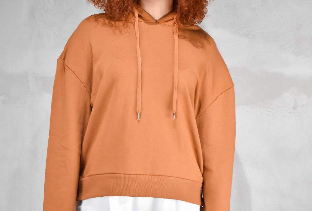 The New Black HOODIE OVERSIZED CAMMEL