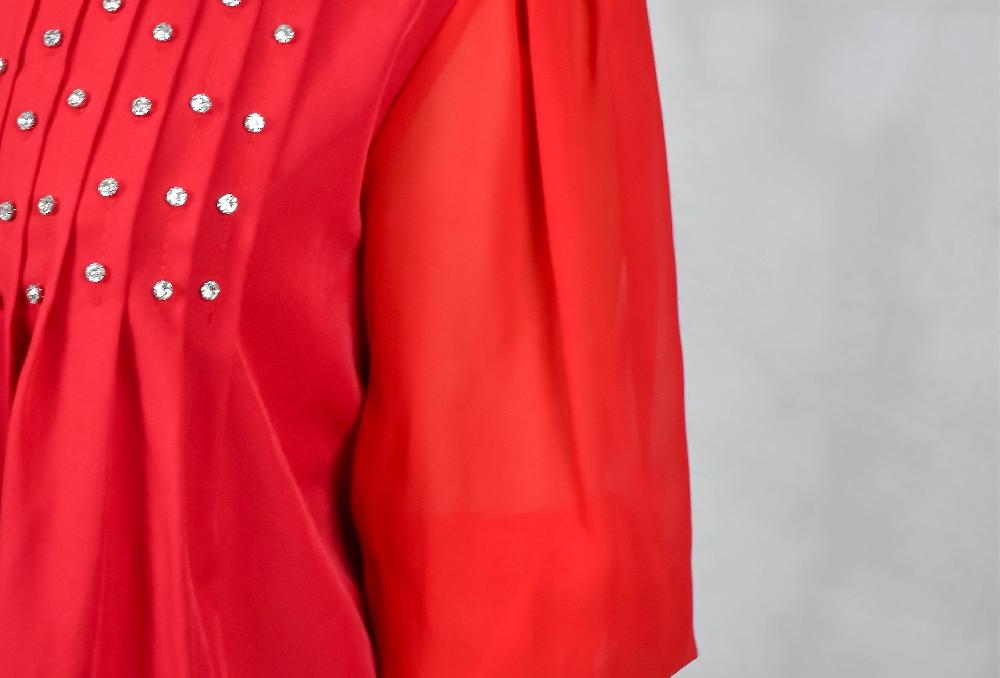 The New Black MC ROJA CON CRISTALES SUPERIORES