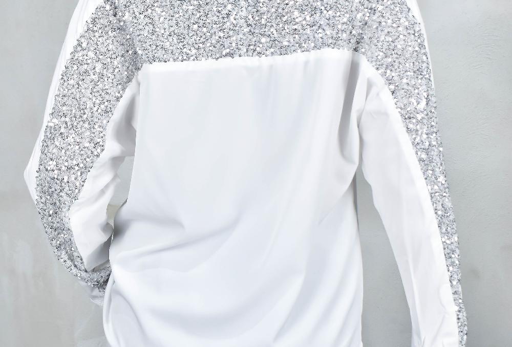 The New Black ML BLANCA CON LENTEJUELAS POSTERIOR