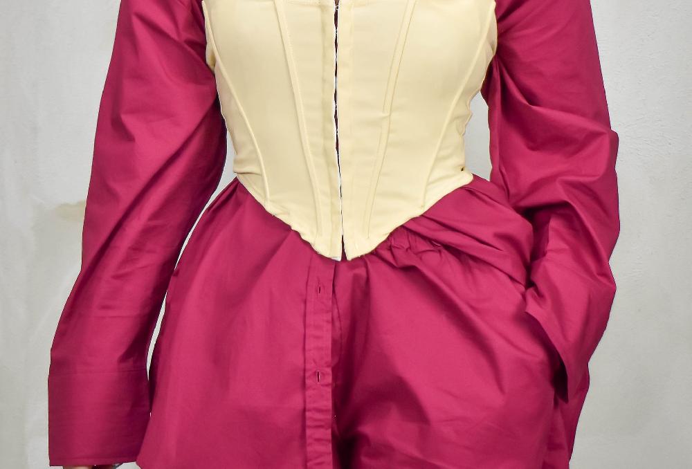 The New Black ML BURGUNDY OVERSIZED FIT (CAMISA)