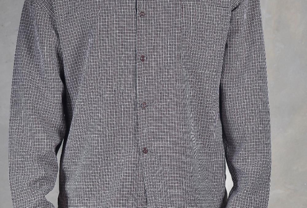 The New Black OVERSIZED CUADROS BURGUNDY