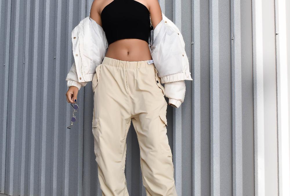 The New Black PARASHOOT PANT BEIGE