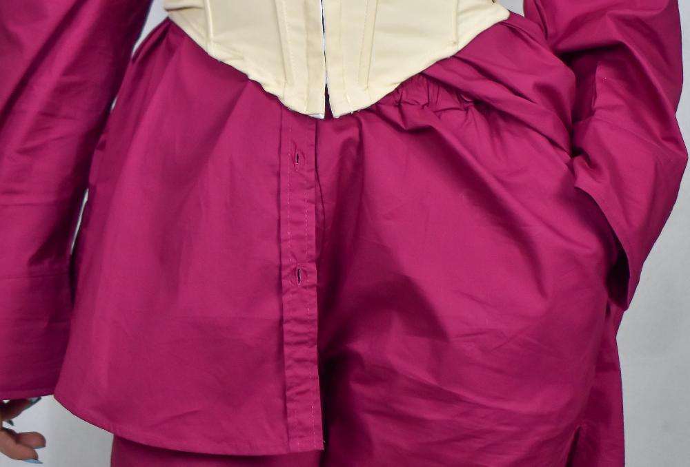 The New Black SHORTS BURGUNDY