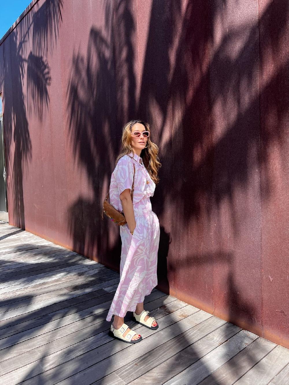 The New Society Camisa De La Mujer Del Desierto Lila De Estampado Del Desierto