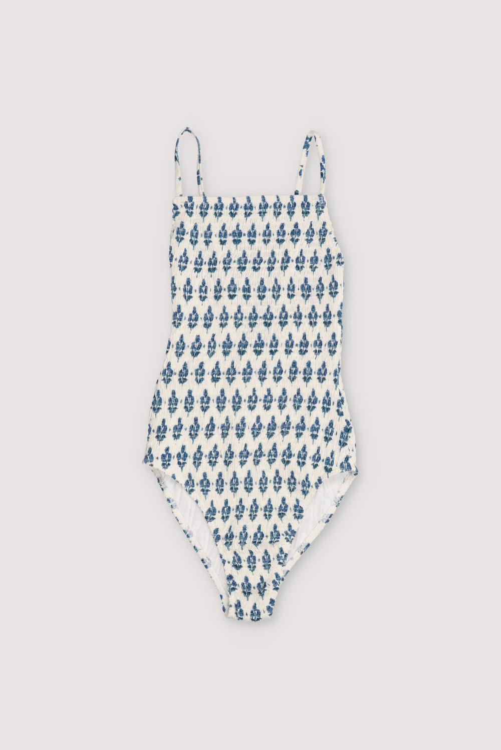 the new society Estampado de jacinto de mujer de traje de baño