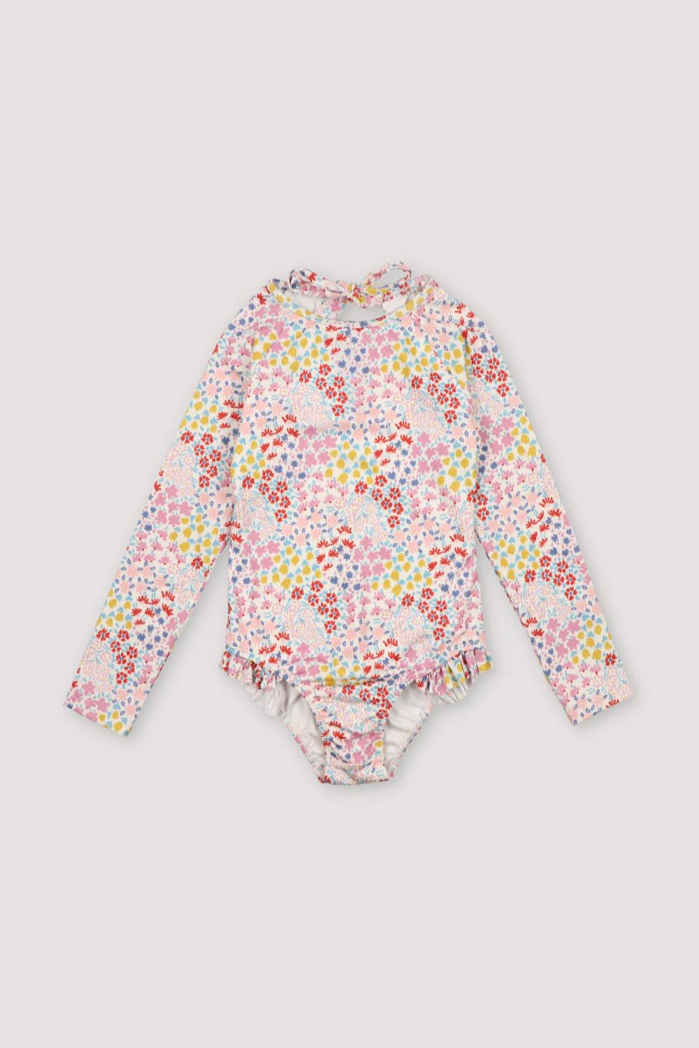 the new society Impresión anémona de la chica del traje de baño